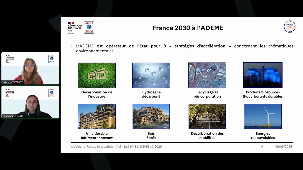 Replay du webinaire France 2030 : appel à projets EcoIDEN - Infrastructures de données et équipements numériques résilients et durables.