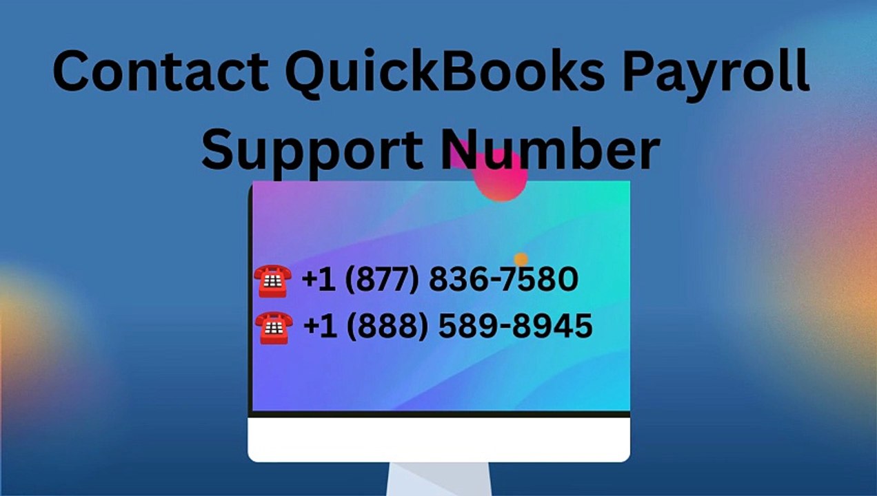 Call QuickBooks Online Payroll Support: +1 877 836 7580 | Quick Assistance