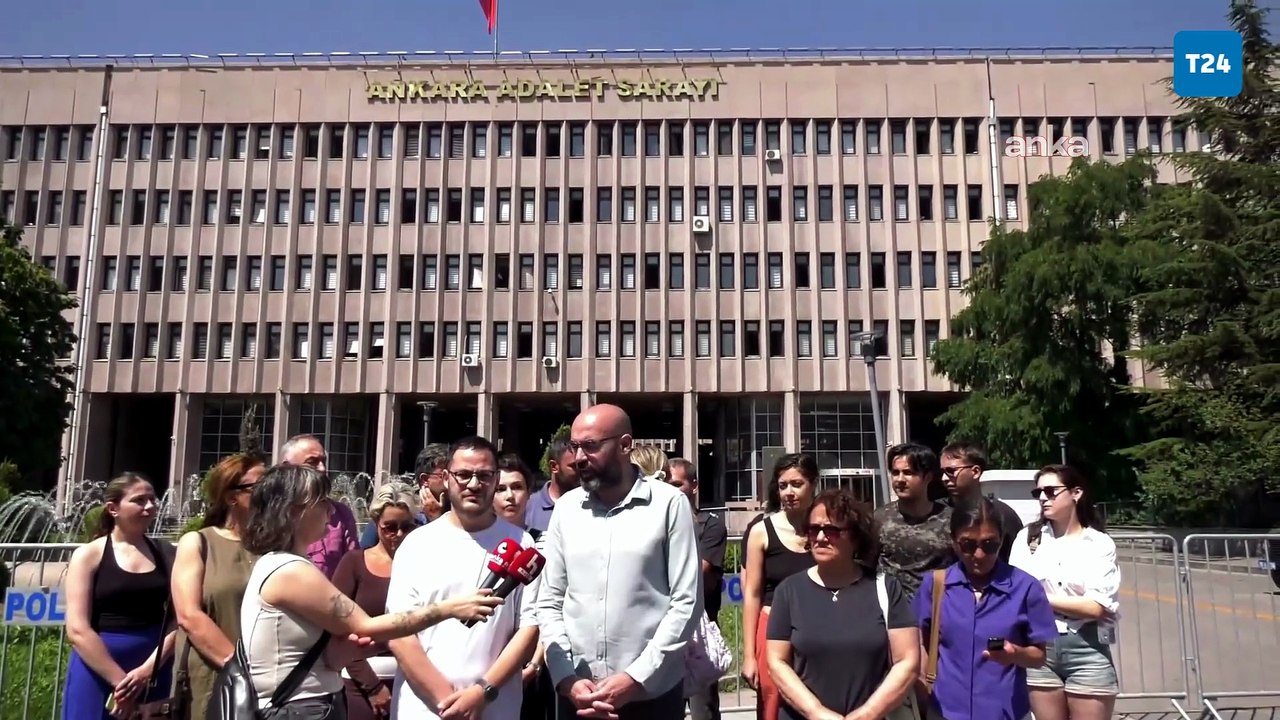 Basın meslek örgütlerinden Ankara Adliyesi önünde "Alican Uludağ serbest bırakılsın" çağrısı!