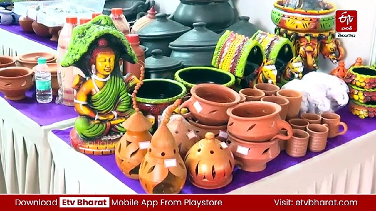 ఉట్టిపడుతున్న తెలంగాణ సంస్కృతి - బోనాలు చేతివృత్తుల మేళాకు విశేష స్పందన