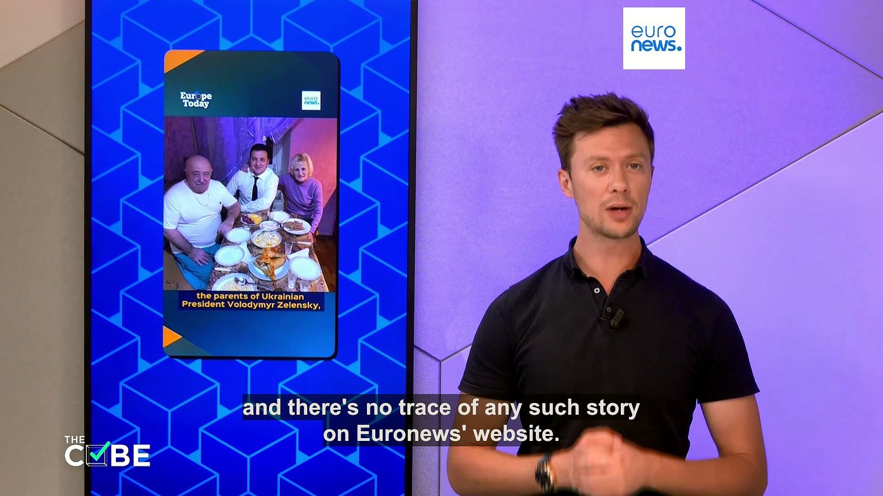 Fake Euronews video claims Zelenskyy's parents under corruption investigation