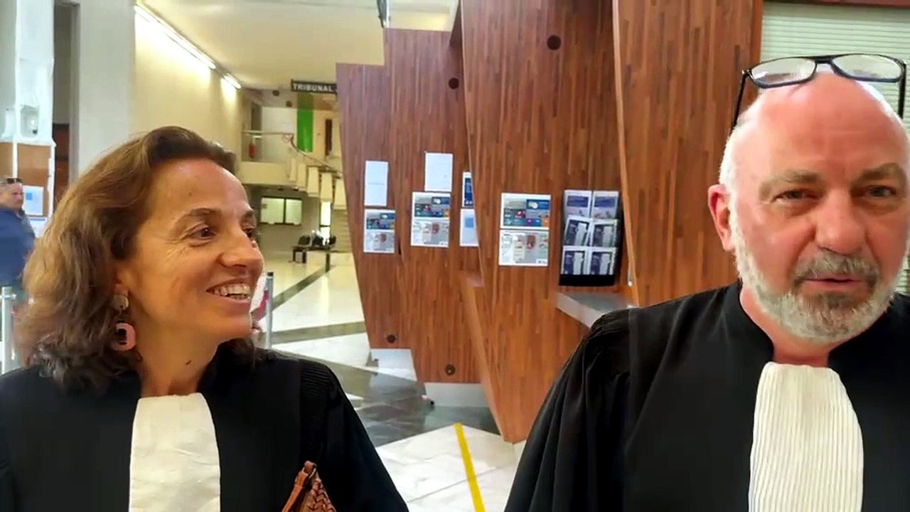 Maitre Briot et Maitre Payen, avocats de la défense dans le procès pour harcèlement moral à la mairie de Saint-Paul