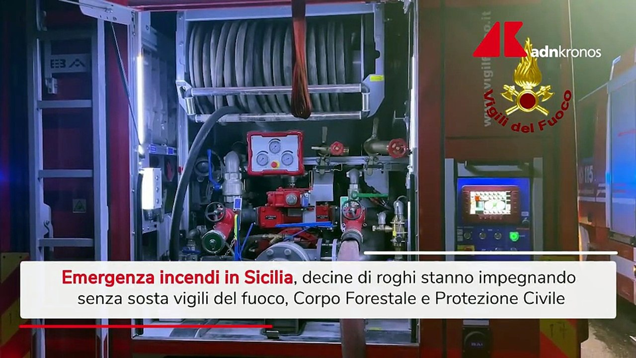 Sicilia, scoppia emergenza incendi - Video