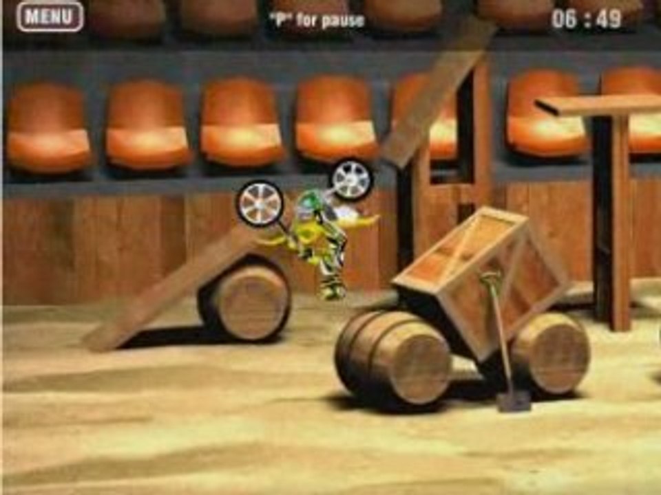 looping et figure dirt bike