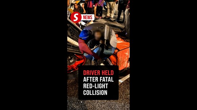 Foreigner driving car nabbed after hitting, killing motorcyclist at traffic light junction