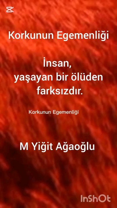 korkunun egemenliği