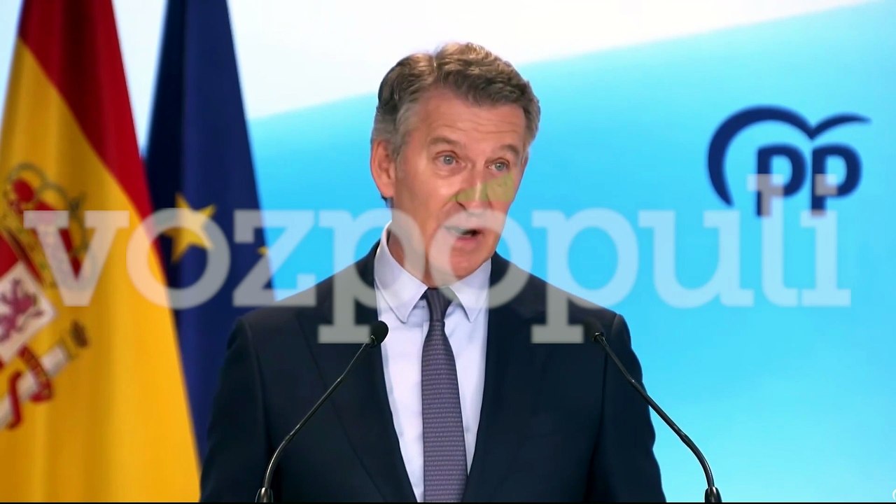 Feijóo: "Para que la decencia vuelva a la Moncloa, primero Sánchez tiene que salir de allí. No será un relevo, será una limpieza a fondo"