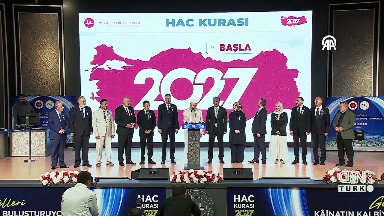 2027 hac kuraları çekildi: Sonuçlar bu ekranda