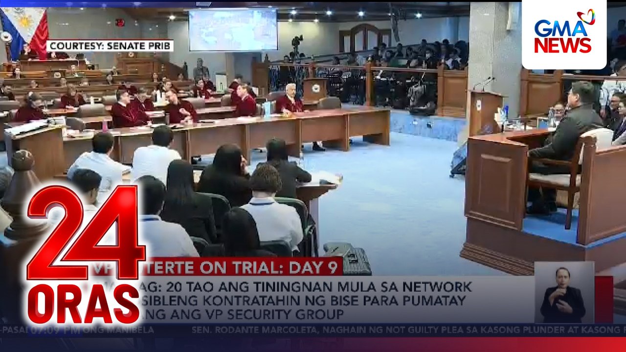 Matibag – 20 tao ang tiningnan mula sa network ng posibleng kontratahin ni VP Duterte para pumatay kabilang ang VP Security Group | 24 Oras