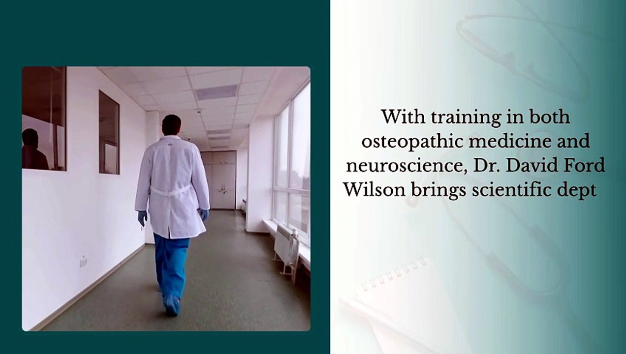 Dr. David Ford Wilson - Known For Clinical Precision