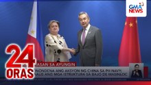 DFA, kinondena ang aksyon ng China sa PH Navy; pinapaalis ang mga istruktura sa Bajo de Masinloc | 24 Oras