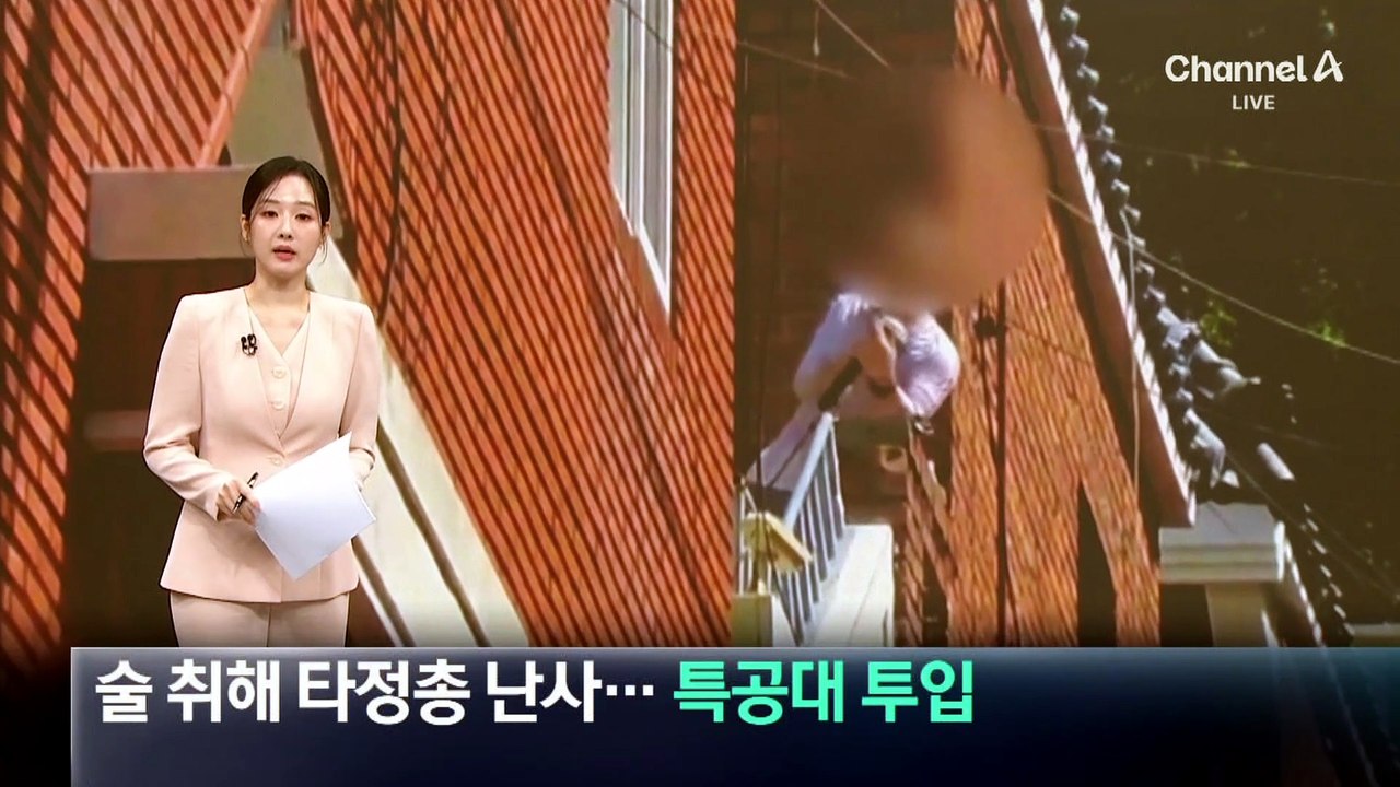 술 취해 타정총 난사…특공대 투입해 검거