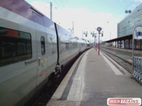Arrivée du 1er Thalys Bruxelles-Strasbourg