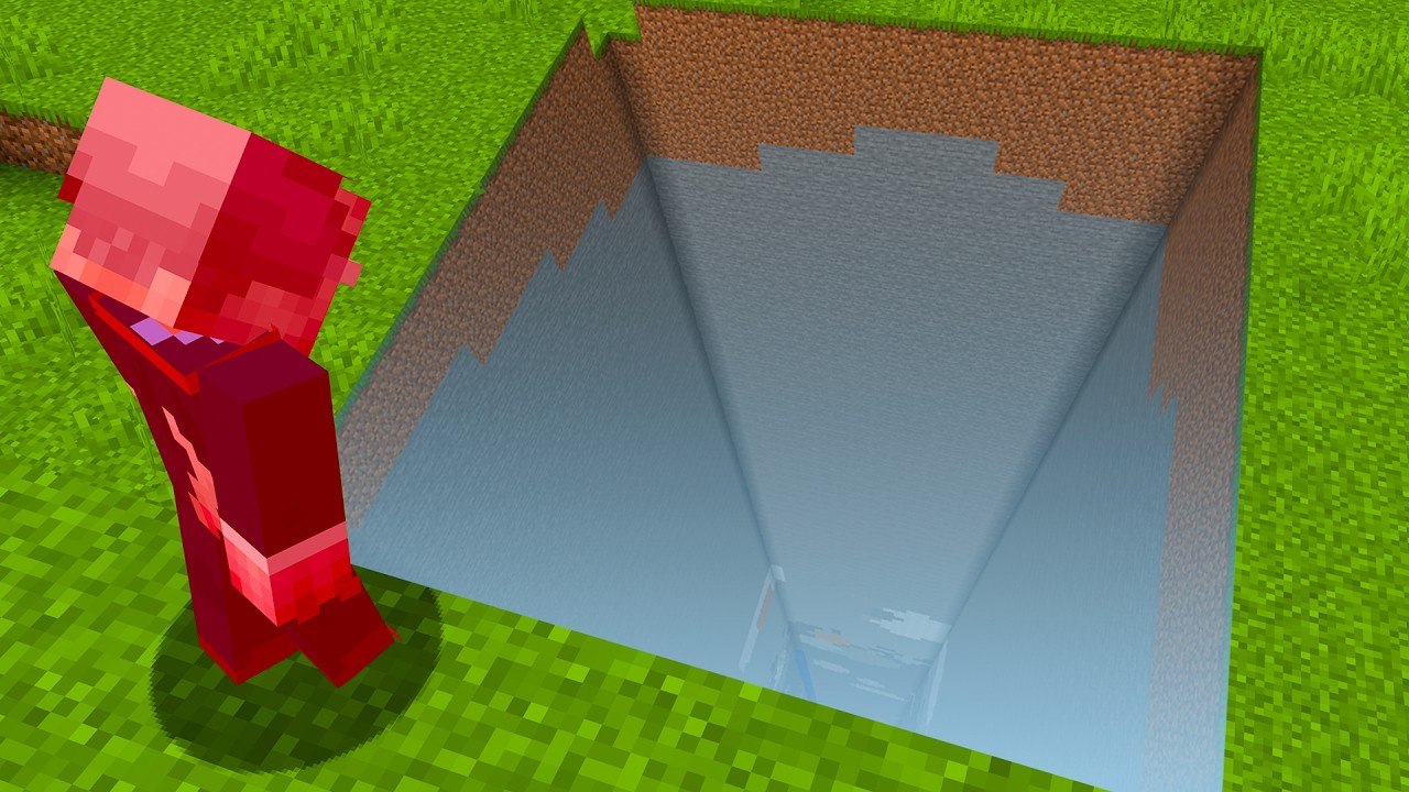Minecraft mais Chaque dégât SUPPRIME le Chunk !