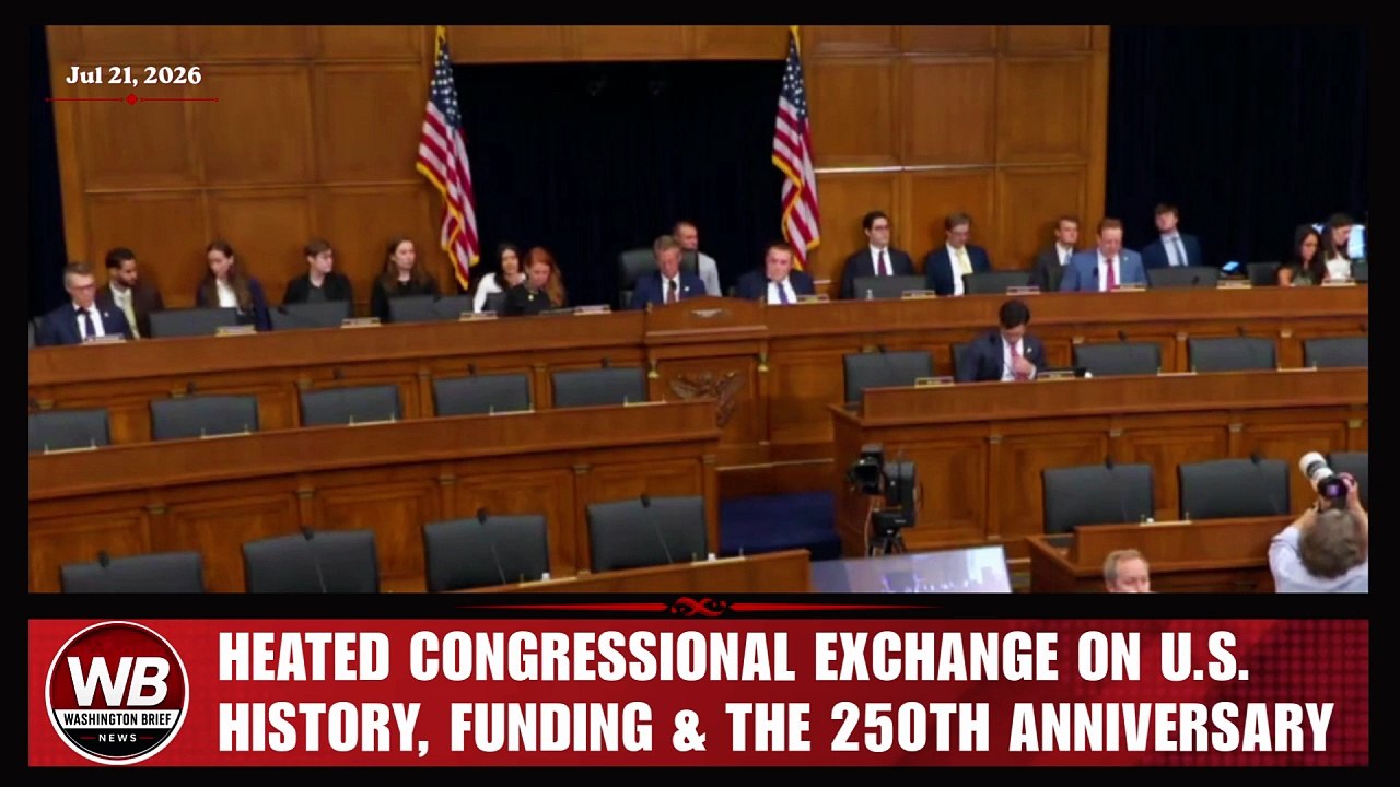 LAWMAKER GRILLS SMITHSONIAN DIRECTOR OVER AMERICA'S HISTORY & PATRIOTISM