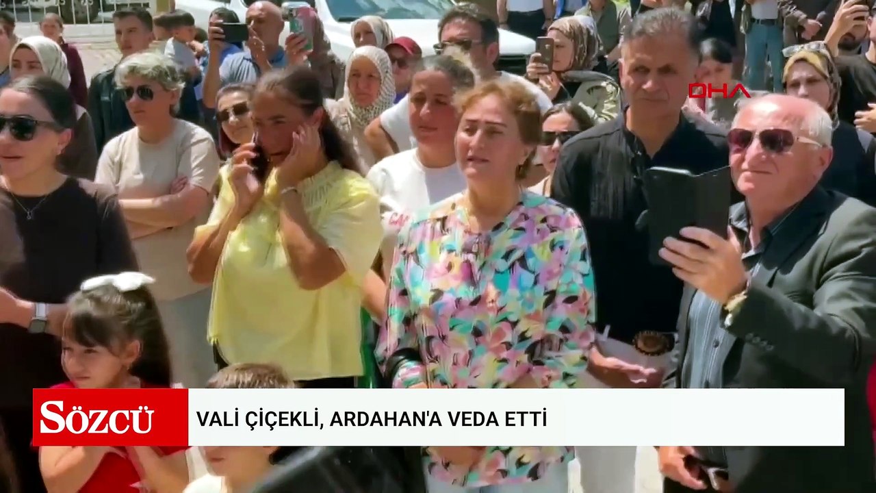Vali Çiçekli, Ardahan'a veda etti