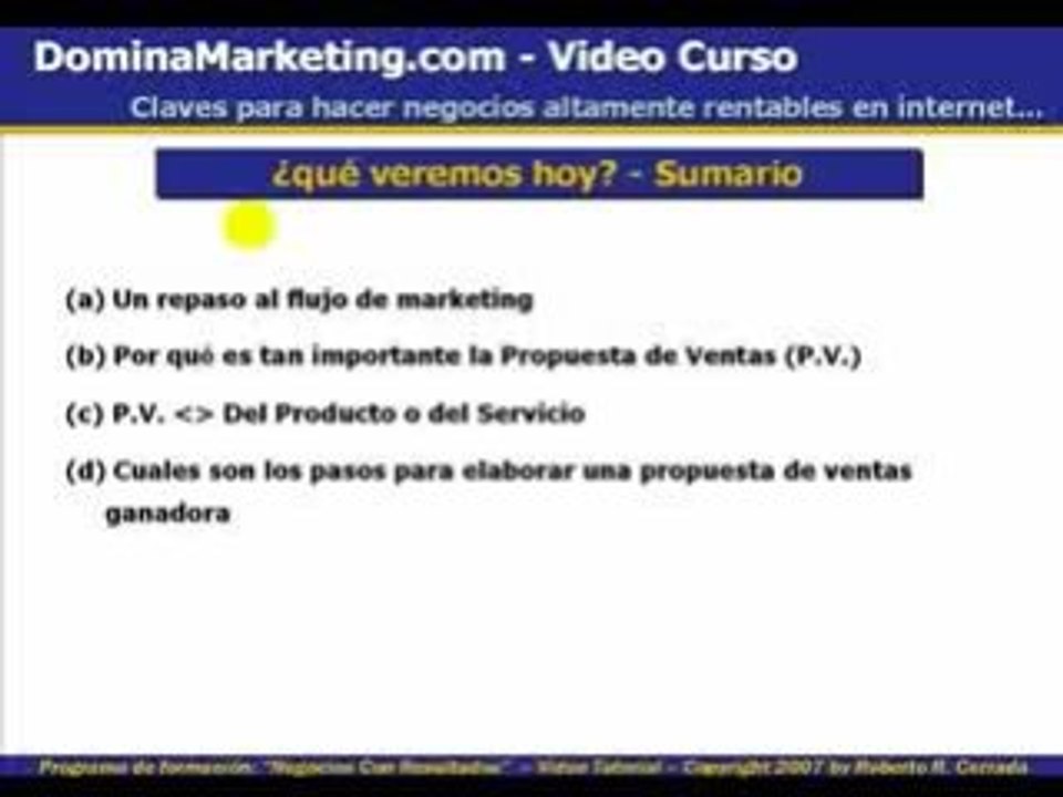 Como Desarrollar Nuestra Propuesta De Ventas...