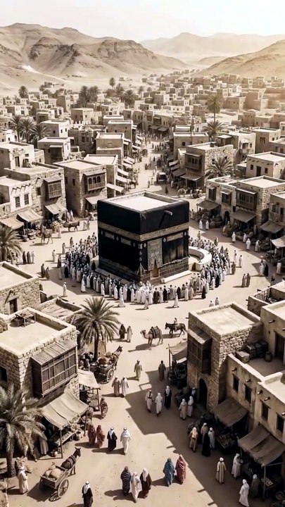 Kaba Sharif: 1400 Years Ago vs Today! 😮 Shocking Before & After Transformation! #shorts