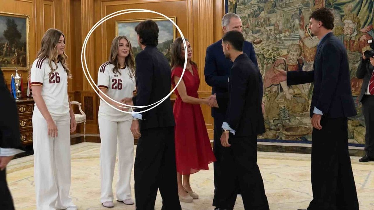 Todos creían que Leonor le dijo "qué guapo" a Ferran Torres... pero la realidad fue mucho mejor