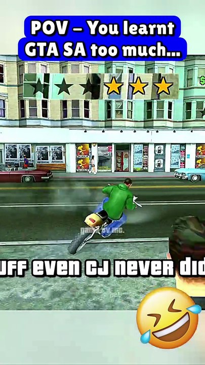 GTA San Andreas Funny Moment – POV - You know GTA Roads more than you OWN...😂💀🔥🤣⚡️(Part 471) - #gtag #cj #funny #gtaindia #gtarp