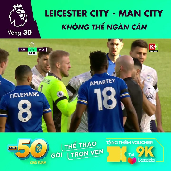 Leicester City 0-2 Manchester City - Goals and...
