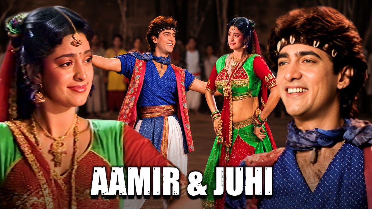 Tum Mere Ho (1990) BTS: Aamir Khan, Juhi Chawla, Tahir Hussain & Raj Zutshi's - Jatan Chaahe Jo Karle