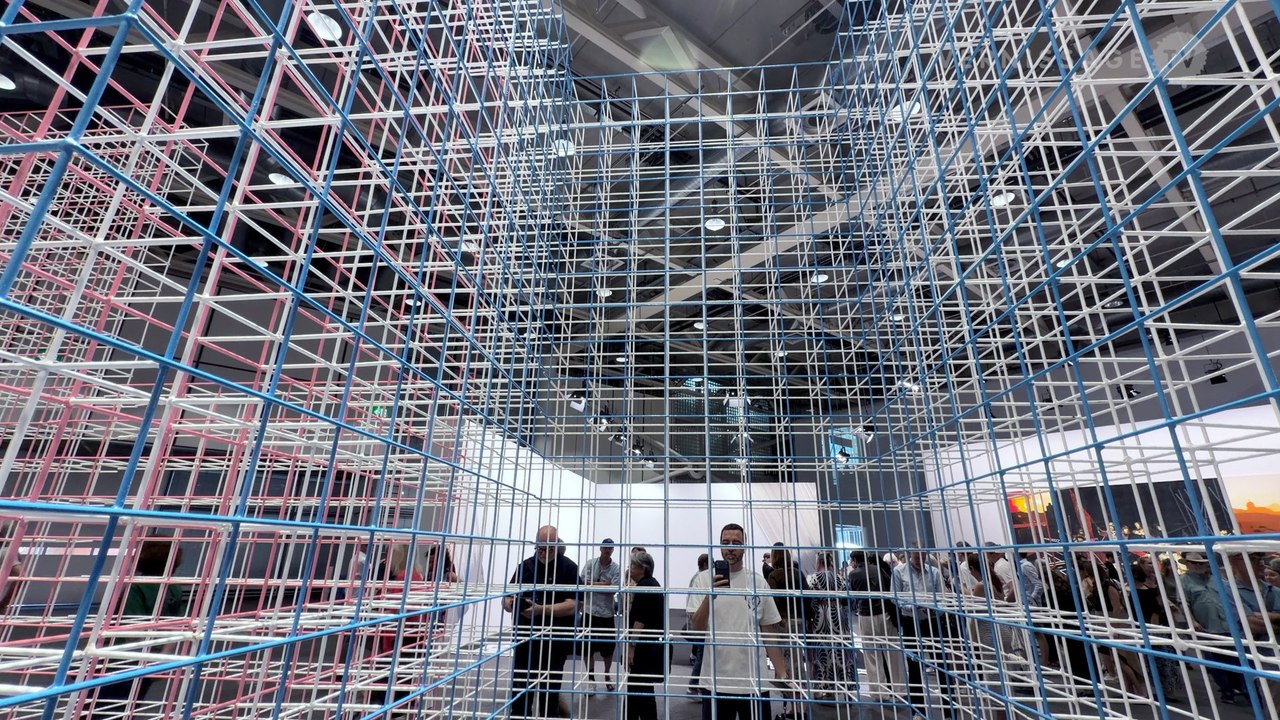 Rashid Al Khalifa: Crate Maze – White, 2025 / Art Basel 2026 Unlimited