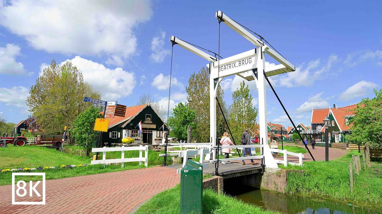 Marken A Colorful Charming Fishing Village In The Netherlands 8K