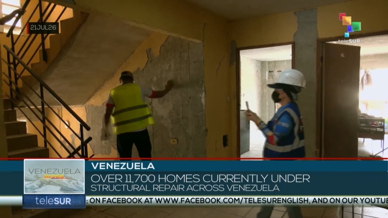 'Venezuela Rises Again' plan begins repairs on non-compromised Mare Abajo apartments