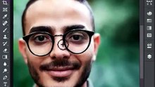How to change glasses color in Photoshop
