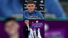 Foden 'lost for words' with City extension
