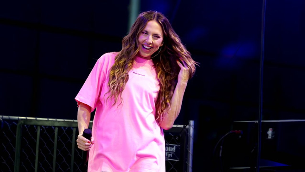 Mel C sports Spice Girls-inspired outfit at wedding to Chris Wingwall