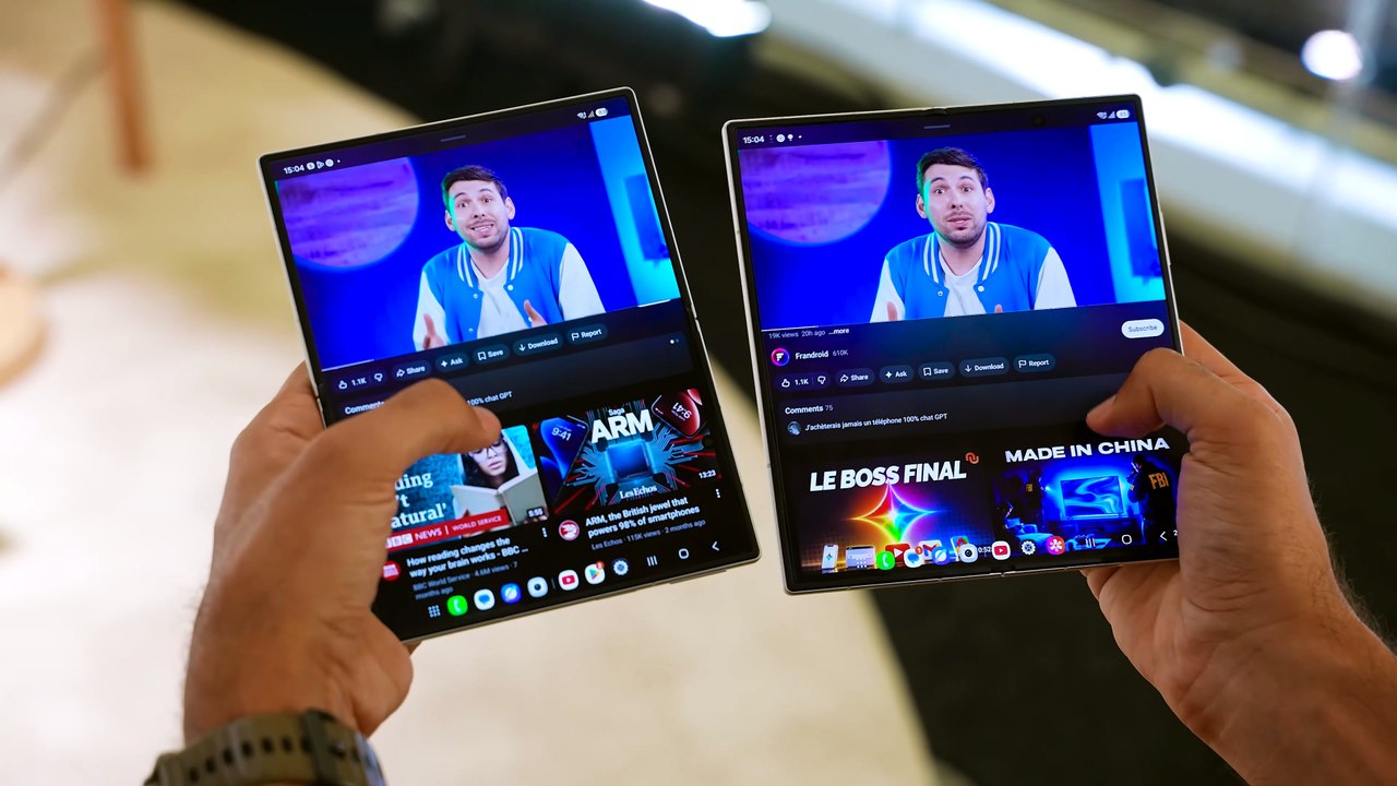 On a pris en main le Samsung Galaxy Z Fold 8 : NOUVEAU FORMAT "Passeport"