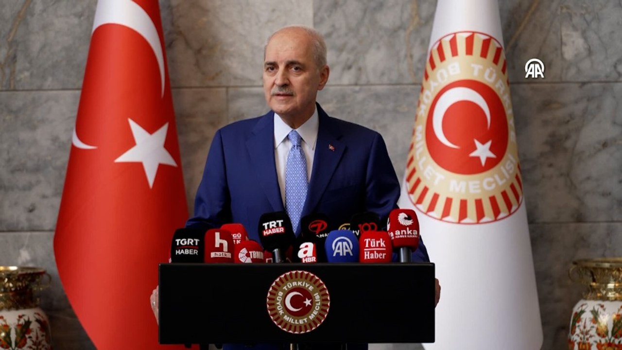 TBMM Başkanı Kurtulmuş: Silah bırakmayla ilgili yeni süreç başladı