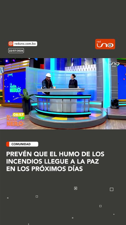 Prevén que el humo de los incendios llegue a La Paz en los próximos días