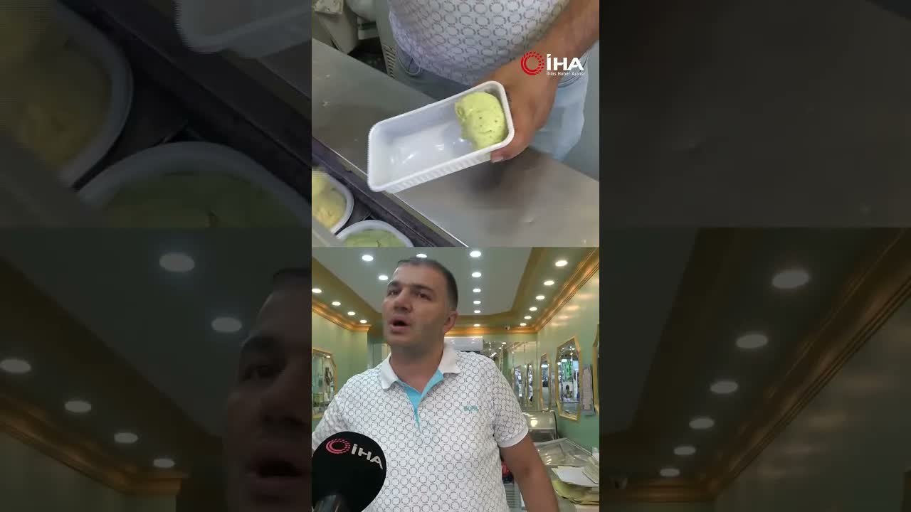 Kilisli dondurmacıdan fiyat tepkisi: Kilosu 400 lira, topu 10 lira!