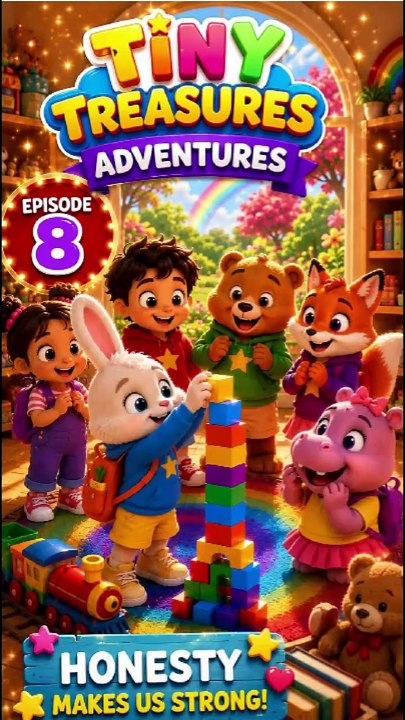 Honesty Makes Us Strong! 🐰 Kids Learn Why Telling the Truth Matters | Tiny Treasures Adventures Ep. 8