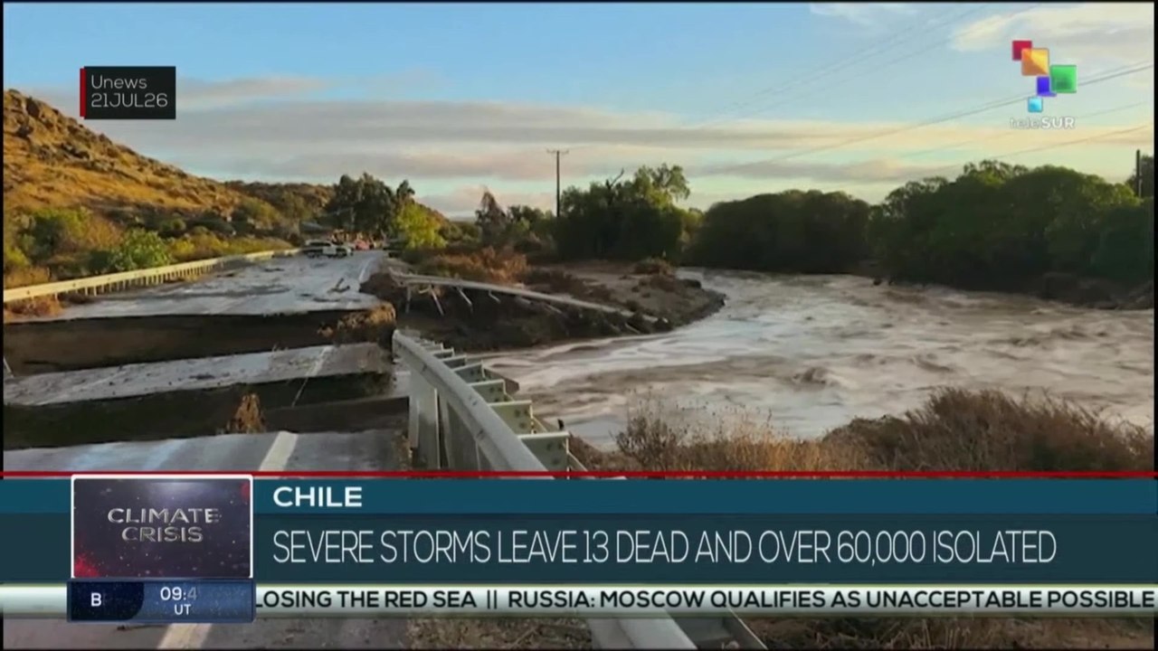 Chile | Severe storms leave 13 dead and over 60,000 isolated