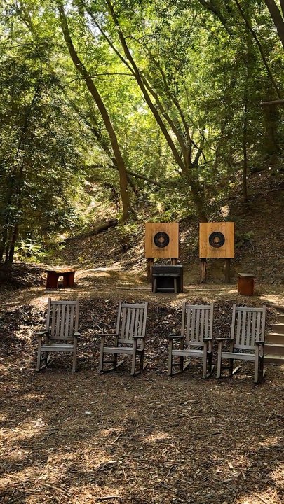 Give Axe Throwing a Try at Alila Ventana Big Sur