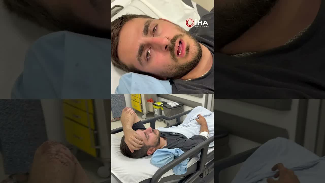 Vurulan gemide yaralanan genç, saldırı anlarını anlattı