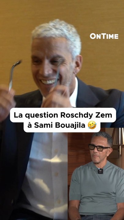 La question de Roschdy Zem pour Sami Bouajilah ❤️😅