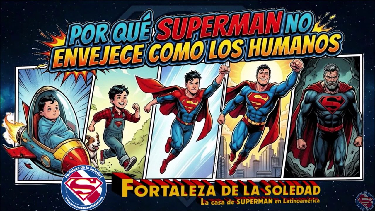 ¿Por qué Superman no envejece como los humanos_