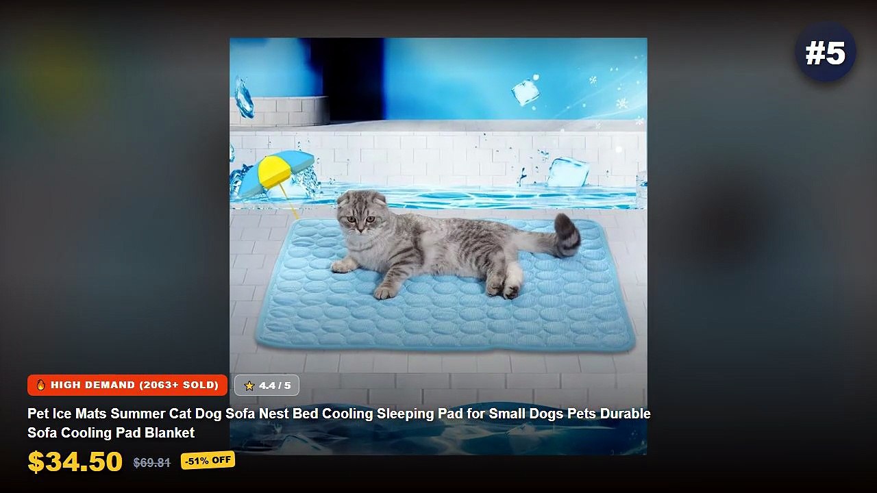 Don't Buy Dog Bed Accessories Before Watching This! - Pet Ice Mats Summer Cat Dog Sofa Nest Bed Cooling Sleeping Pad for...