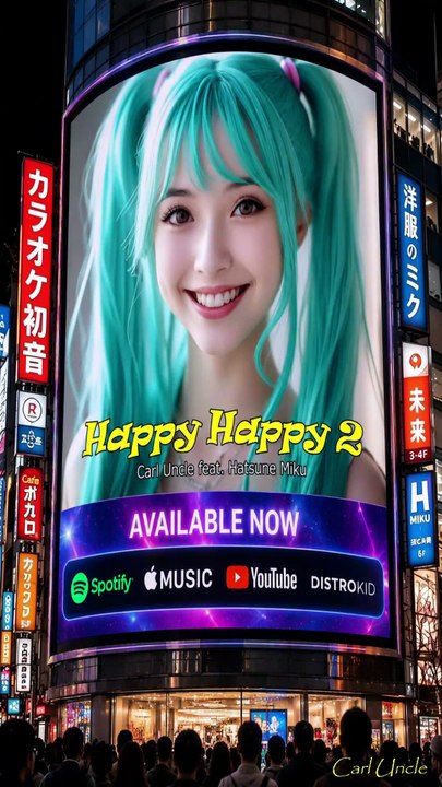 Carl Uncle - Happy Happy (feat. Hatsune Miku) | Promo Short