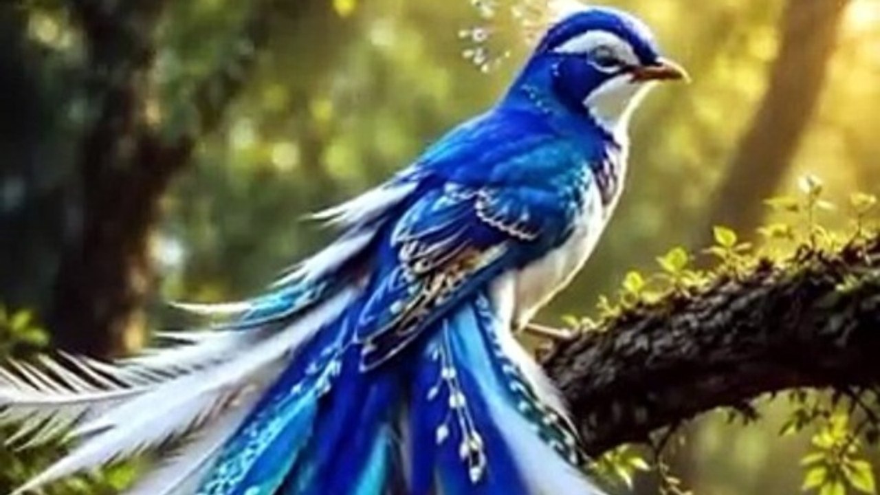 Nature's masterpiece, reimagined. 💙🕊️ A breathtaking fusion of elegance, vibrant blue feathers, and fantasy-inspired beauty. If this bird existed, would it be the most beautiful bird on Earth? 🌿✨ 💬 What would you name this magical bird? ❤️ Follow for