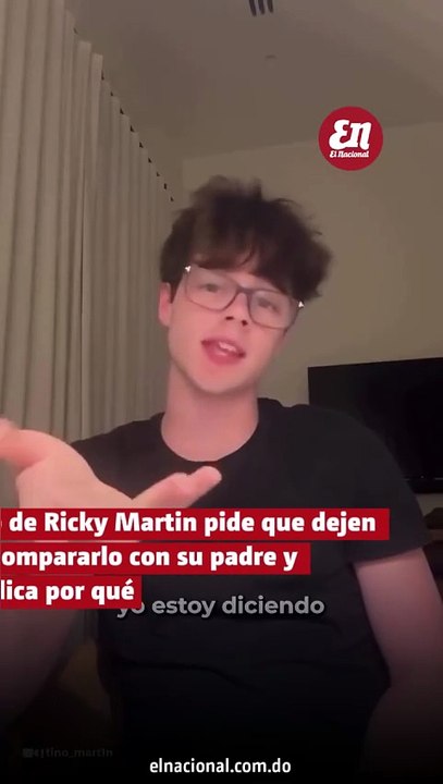 Hijo de Ricky Martin pide que dejen de compararlo con su padre y explica por qué