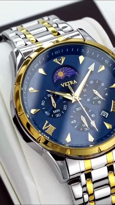 Vetra Relógio Masculino Relogio De Pulso Aço Luminoso 3653