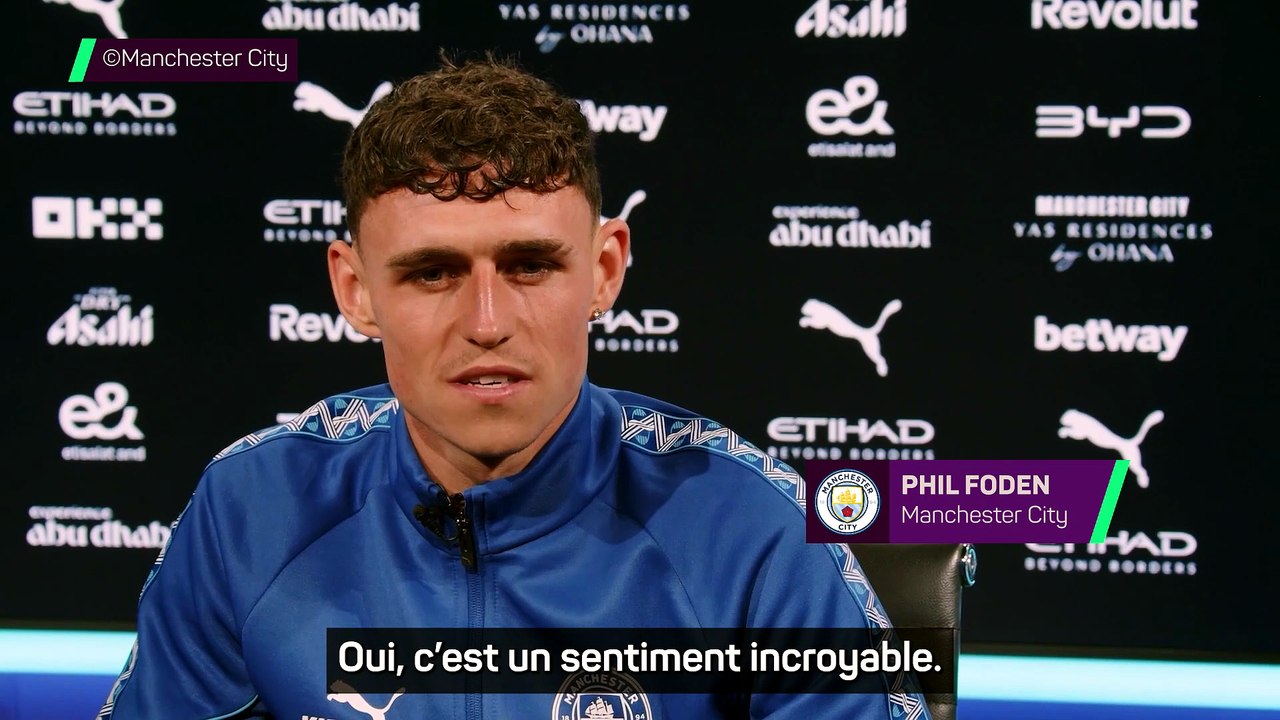 Foden après sa prolongation : "C'est un rêve qui se réalise"