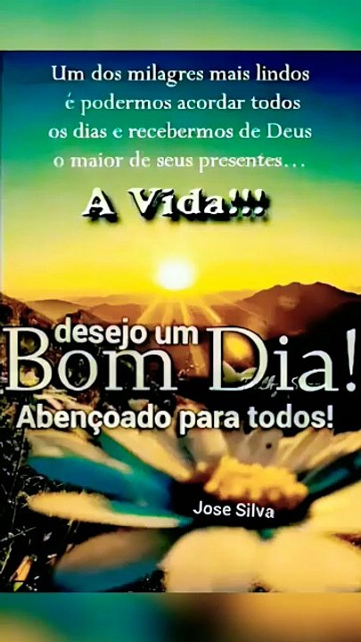 Bom dia, Palavra de Deus é Palavra do dia para todos vocês hoje