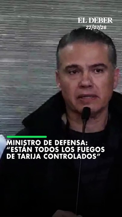 Ministro de Defensa: “están todos los fuegos de Tarija controlados”
